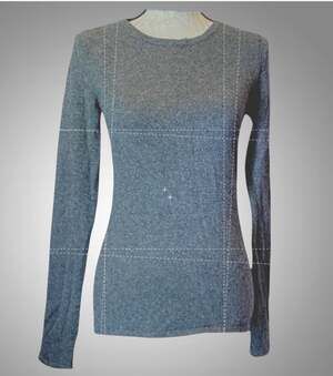 Philosophy Dane Lewis Cashmere Womens S Crew Neck Long Sleeve Sweater-READ